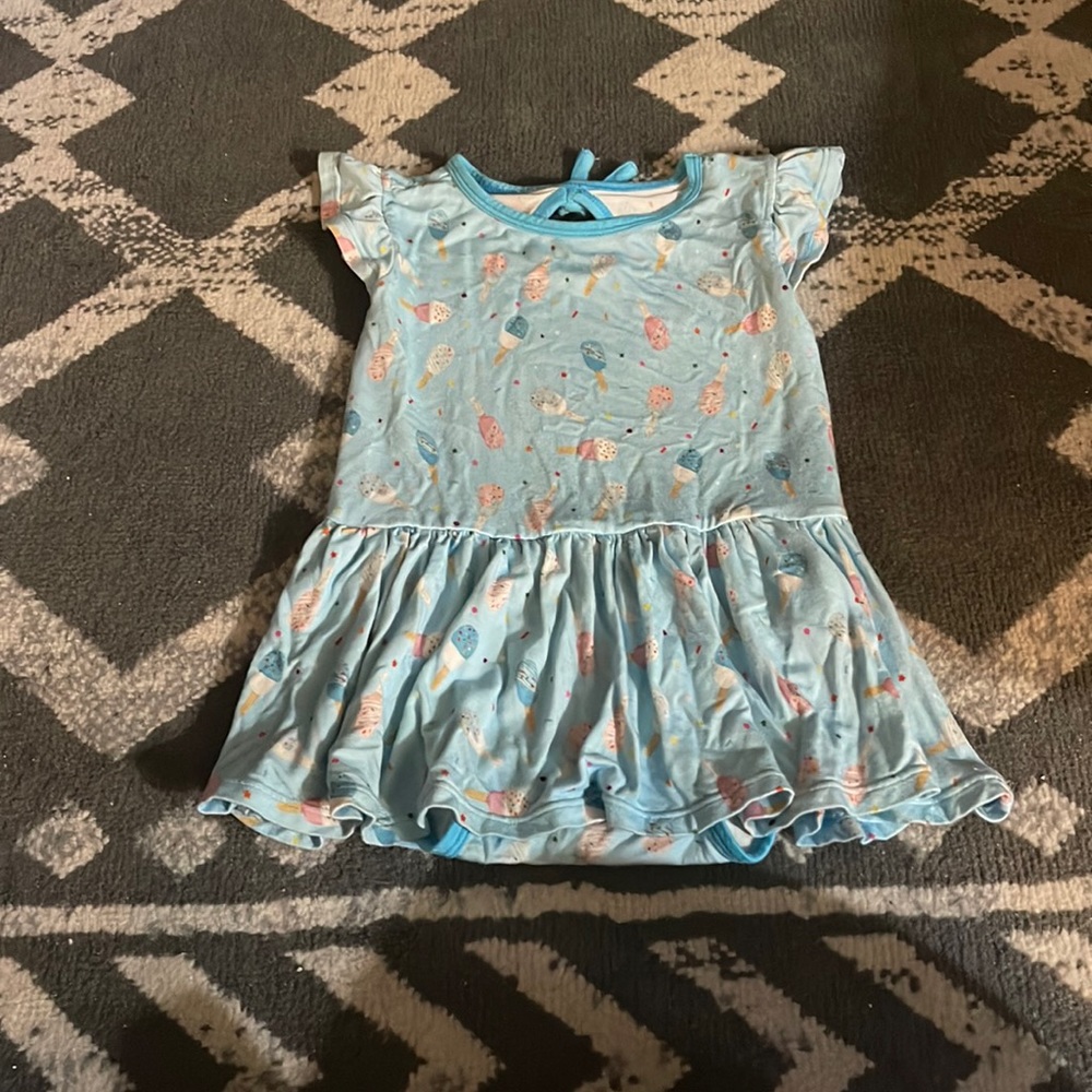 Bamboo dress/onesie combo